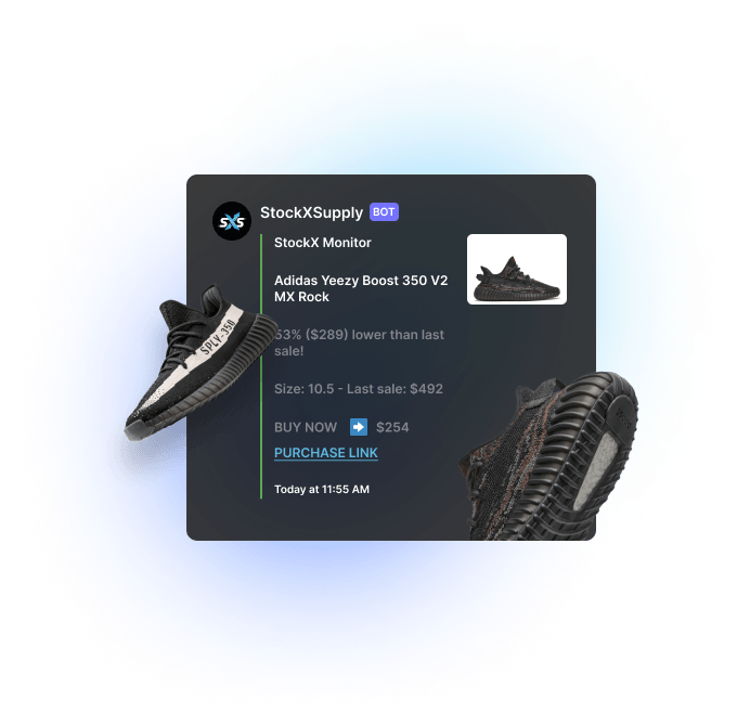 Discord webhook screenshots